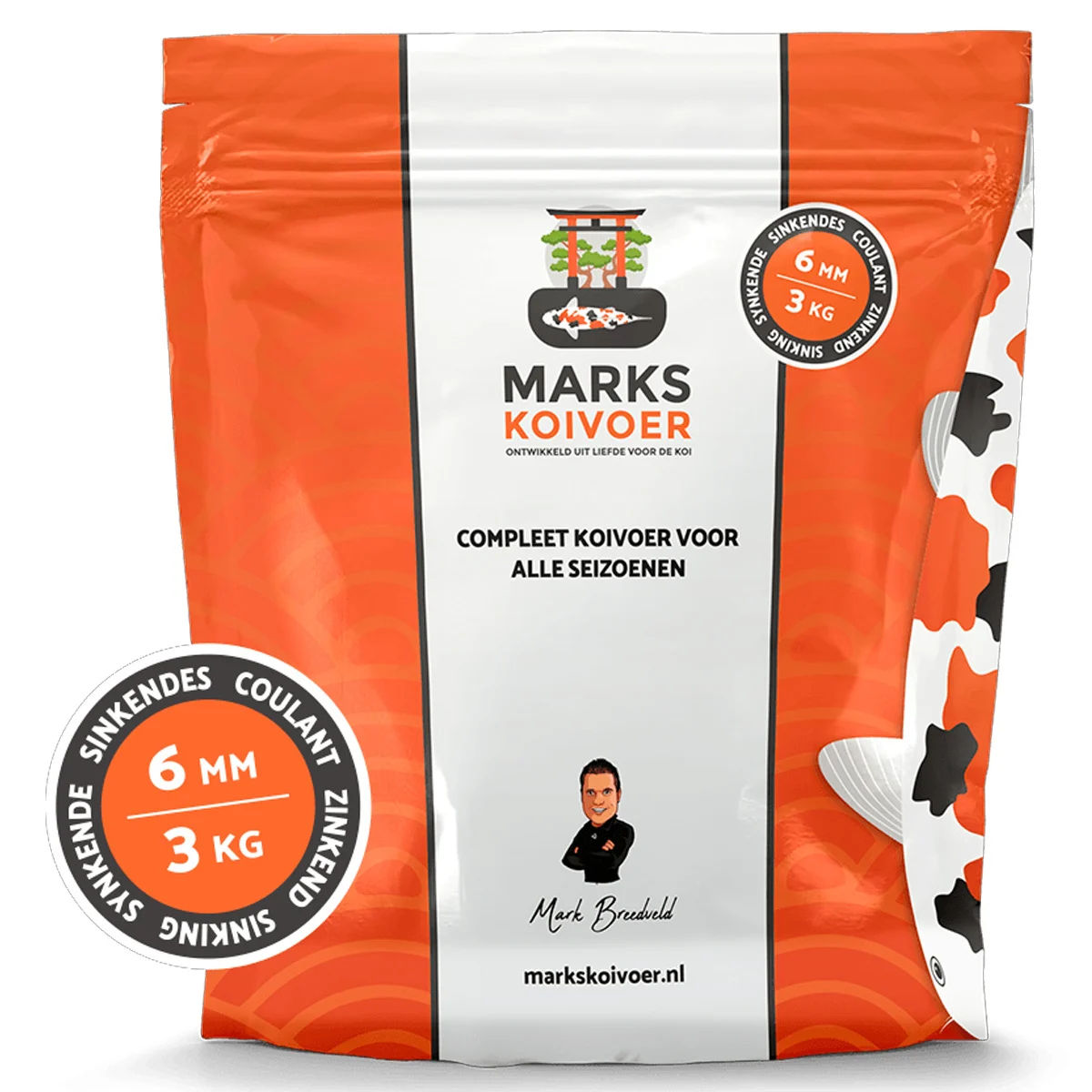 Marks Koivoer Multi Season 6 mm zinkend voor vitale koi