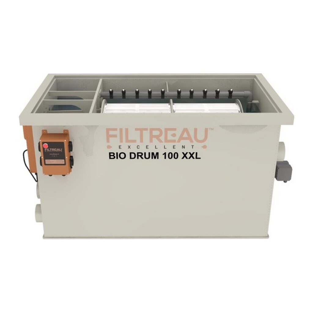 BIO DRUM 100 XXL PUMP trommel filter Filtreau