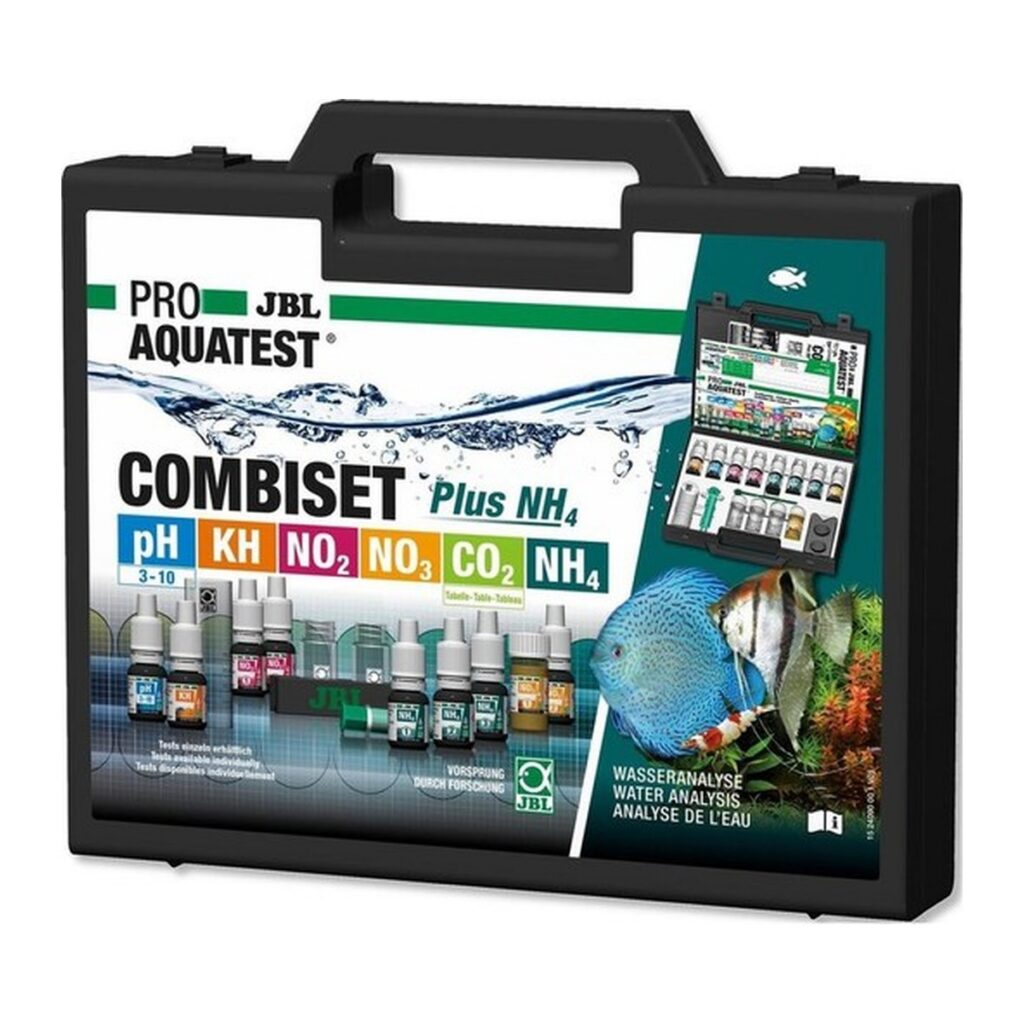 JBL ProAquaTest CombiSet Plus NH4 – Complete Aquarium Testkoffer voor Wateranalyse