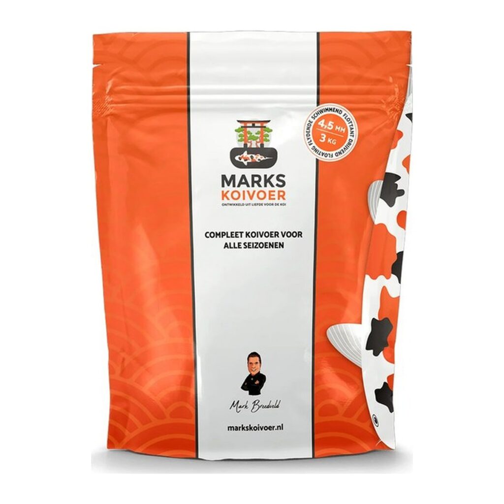 Marks Koivoer 4,5 mm Drijvend – 4 kg Premium Koivoer voor Groei & Kleur
