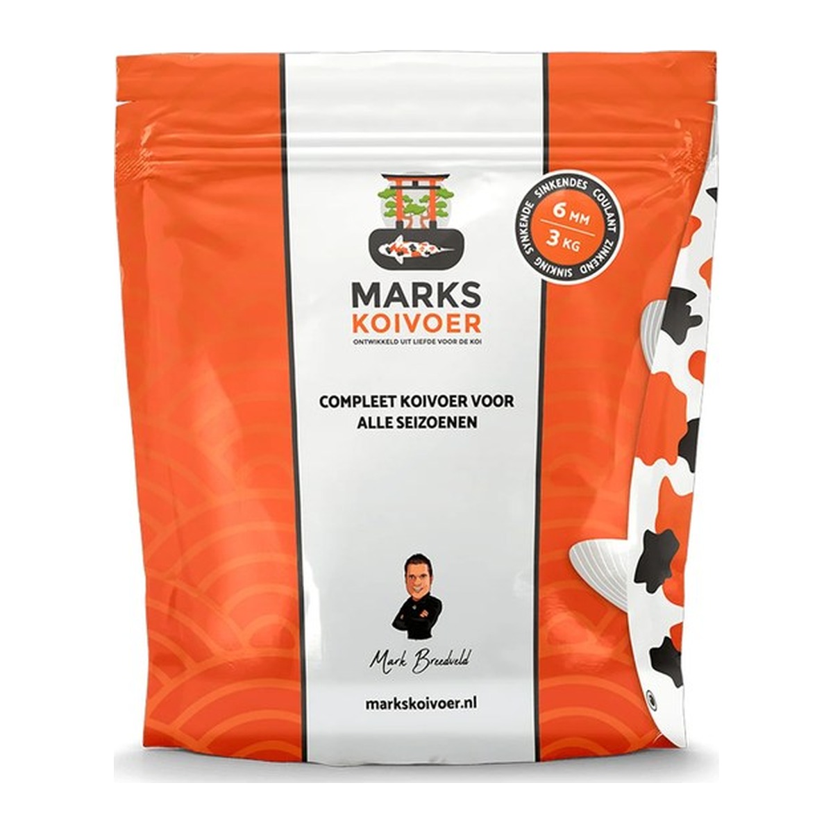 Marks Koivoer Multi Season 6 mm zinkend voor vitale koi